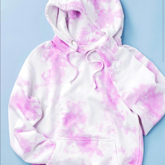 NEW lavender Tie dyed hoodie oversized S-3X Spring - Picture 2 of 7